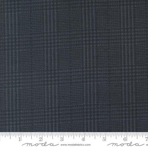 Farmhouse Flannels 111 - Dark charcoal & Black large plaid check