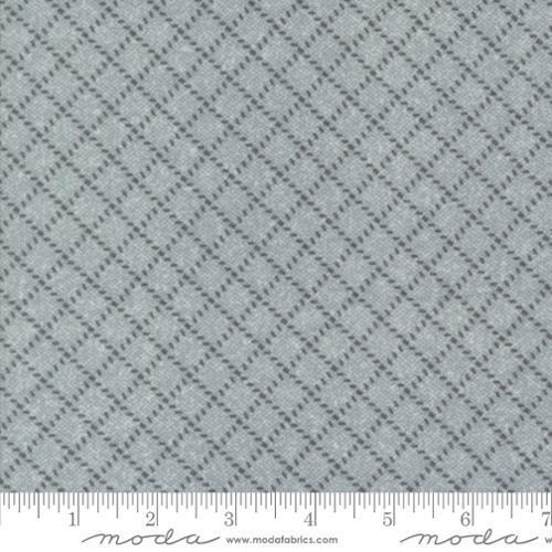 Farmhouse Flannels 111 - Grey background with charcoal diamond design