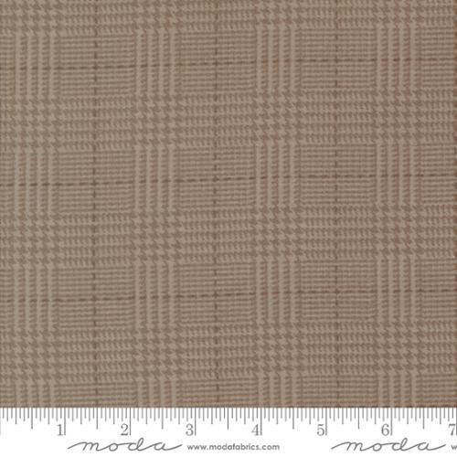 Farmhouse Flannel 111 - Brown and darker brown plaid design